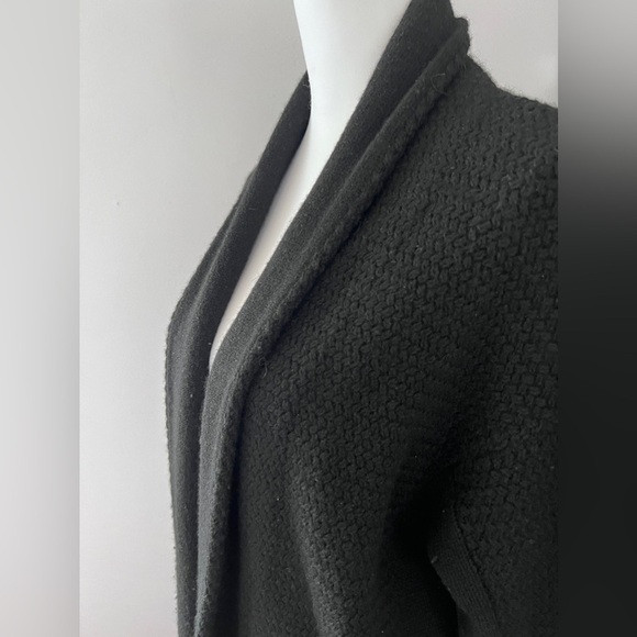 Vince Black Cotton Yak and Wool blend Cardigan Sweater size small - Picture 5 of 12